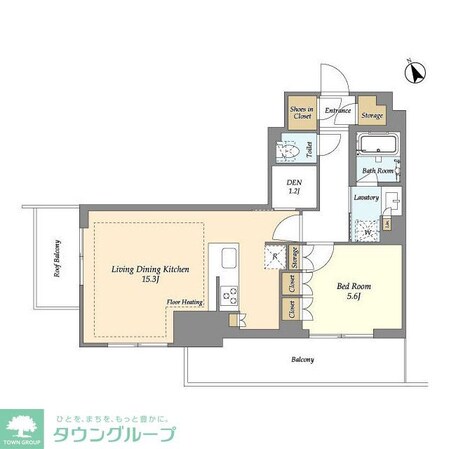 オアーゼ日暮里レジデンスの物件間取画像